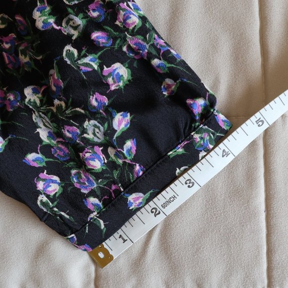 Black and Blue Lavanda Moody Floral Print Long Sleeve Dress - Picture 8 of 9